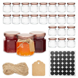 Xinhuaya 11oz/14oz Clear Honey Jar With Dipper Glass Made Honey Dipper And Honey Pot With Box Kitchen Tools