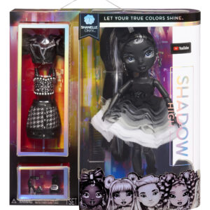 Shadow High Series 1 Luna Madison- Grayscale Fashion Doll. 2 Metallic Grey Designer Outfits to Mix & Match with Accessories, Great Gift for Kids 6-12 Years Old and Collectors