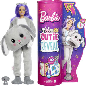 Barbie Cutie Reveal Doll with Puppy Plush Costume & 10 Surprises