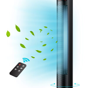 Mainstays 28" 3-Speed Oscillating Tower Fan, FZ10-19MB, Black