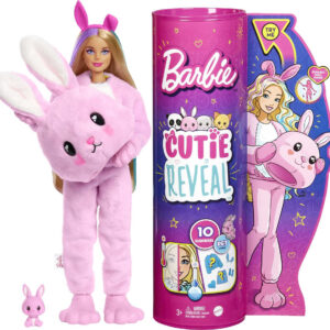 Barbie Cutie Reveal Doll with Bunny Plush Costume & 10 Surprises