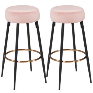 Rfiver Bar Stool, Antique Brown, Set of 2
