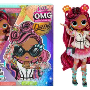 LOL Surprise OMG Queens Runway Diva fashion doll with 20 Surprises Including Outfit and Accessories for Fashion Toy, Girls Ages 3 and up, 10-inch doll