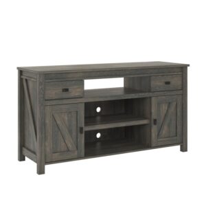 Woven Paths Transitional Corner TV Stand for TVs up to 65", Espresso