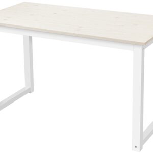 Woven Paths Modern Metal and Wood Ladder Computer Desk, Grey Wash