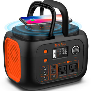 Energizer Portable Power Station 300W with 100W Foldable Solar Panel Solar Generator for Outdoor Camping, RV