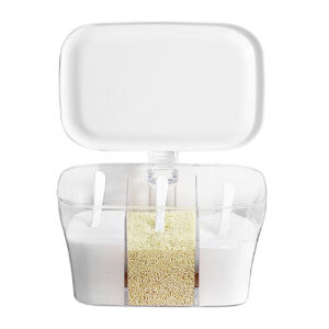 Sacredtree Seasoning Bottle Juice Syrup Honey Jar Container Storage Holder Cup Kitchen Accessories