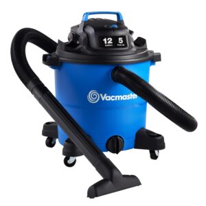 Vacmaster 12 gal. Wet/Dry Vacuum 5 HP 2-1/2" Hose (VOC1210PF), Blue