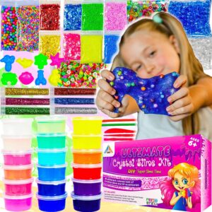 Elmer’s Collection Slime Kit: Supplies Include Translucent & Metallic Glue, Glow in the Dark & Confetti Magical Liquid Activator, 6 Count