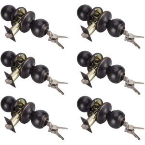Kwikset Polo Keyed Entry Knob in Polished Brass