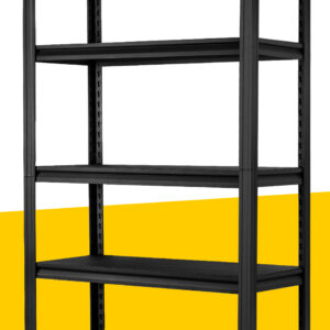 SamyoHome 30"W x 14"D x 60"H Wire Shelving Unit Bookcase Storaeg Rack, Black