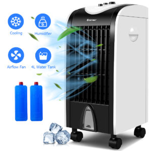 Costway Evaporative Portable Air Conditioner Cooler Fan Anion Humidify with Remote Control