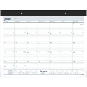 AT-A-GLANCE Monthly Desk Pad Calendar, 21 3/4" x 17", January 2022 to December 2022 - ST240022