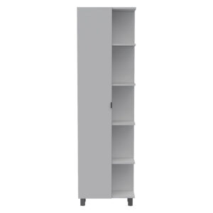 RiverRidge Home Medford Bath Two Door Wall Cabinet with Towel Bar and 2 Shelves, White
