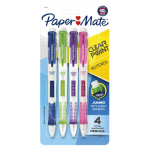 Paper Mate SharpWriter Mechanical Pencils, 0.7mm, HB #2, Yellow, 12 Count